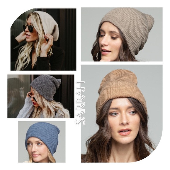 New Soft Cozy Chic Slouchy Knit Hat - Picture 5 of 5